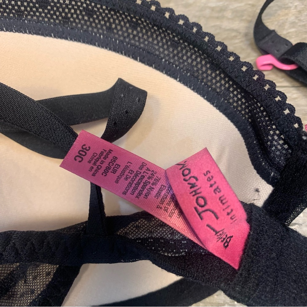 Betsy Johnson Adore Me 2 Underwired Lace Bras Lined Push Up - Picture 10 of 11